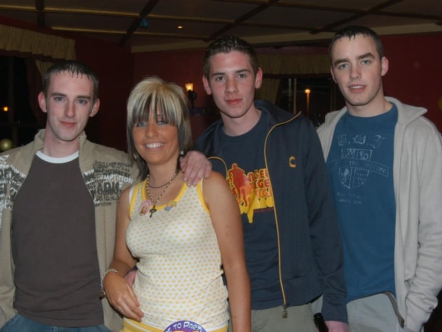 Louise Collins' birthday celebrations 20 years ago.