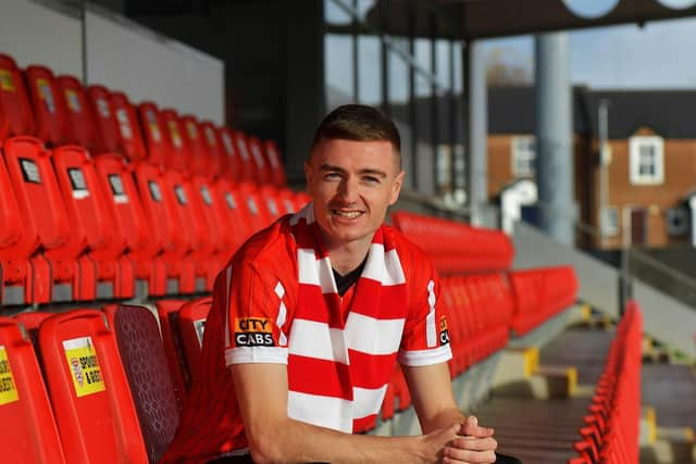 Derry City’s new signing Daniel Kelly.  Photo: George Sweeney