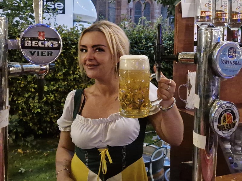 Oktoberfest,  in The Peace Flame Garden.