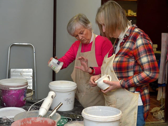Myra Wilson and Mary Doherty.  Photo: George Sweeney.  DER2313GS – 17