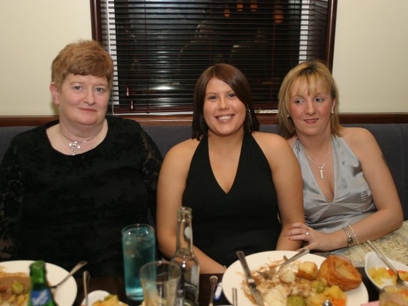 Christmas parties in Derry in December 2003.