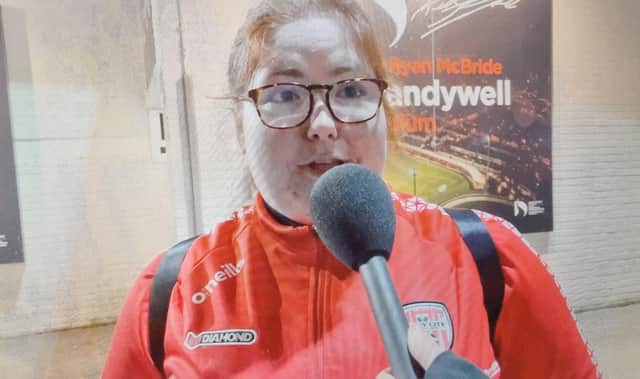 Title winning talk from this Derry City fan after Friday night’s victory over Cork City.