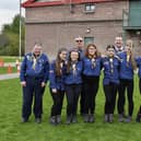 Leaders and scouts from of the 1st, 2nd and 3rd Derry, St May’s Creggan Scouts who took part in the Errigal Cup and Shield County Finals held at the City of Derry Rugby club. Photo: George Sweeney