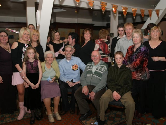 Party celebrations back in 2004: Paul Rooney.