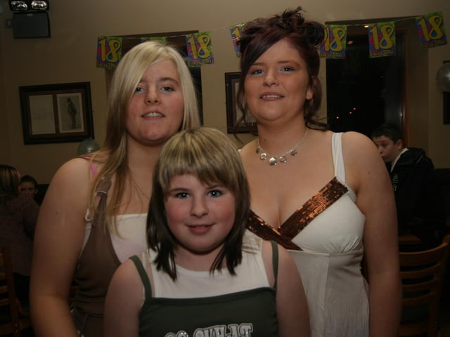 Maria Roddy's 18th birthday.
