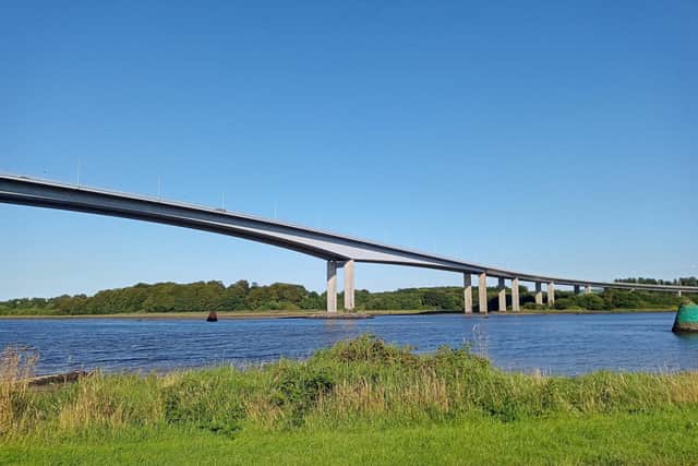 The Foyle bridge remains closed today due to high winds.