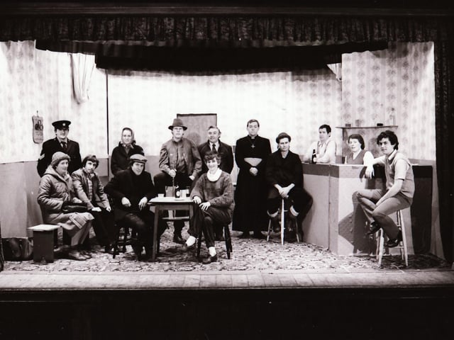 Carn Drama Group, Carndonagh in a production of 'The Field' at Colgan Hall.
