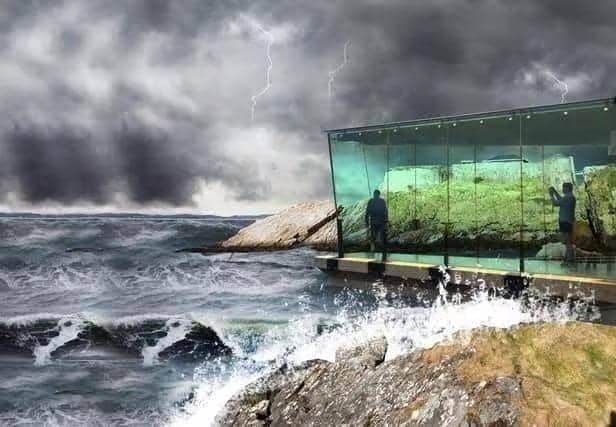 An artist's impression of one of the plans for Fort Dunree.