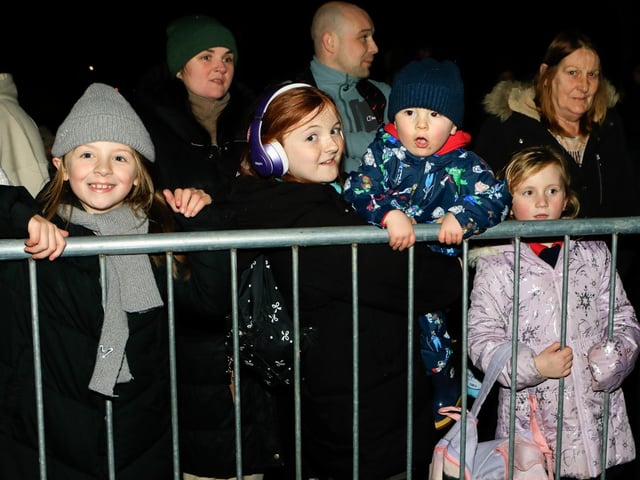 Children waiting to meet Santa.  : .