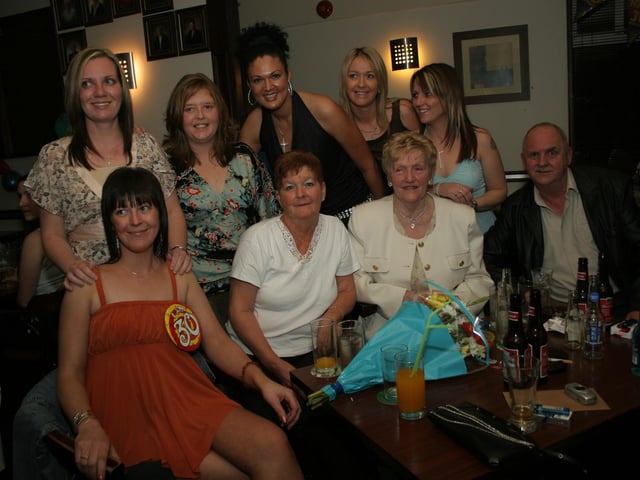 Fiona Anderson's 30th birthday party celebrations back in 2004.