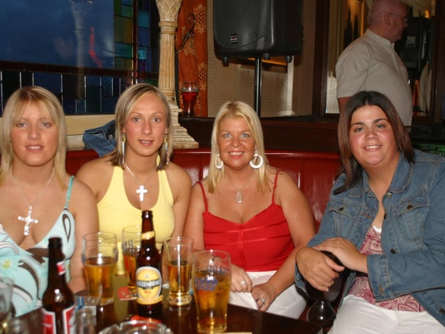 Parties and celebrations in July 2004: Caroline White.