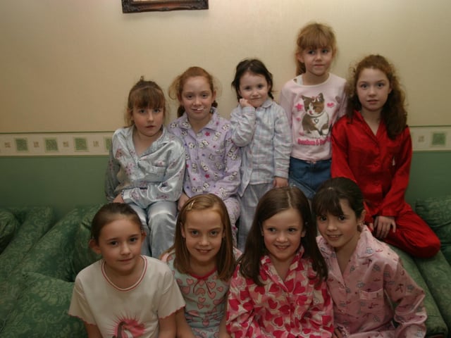 Sarah Doherty's sleepover birthday party.