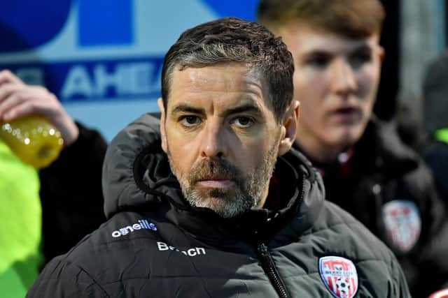 Derry City manager Tiernan Lynch. Photograph: George Sweeney