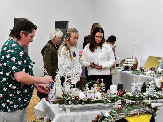 Lots of gifts were on sale at the Gasyard Christmas Craft Fair on Saturday afternoon. Photo: George Sweeney