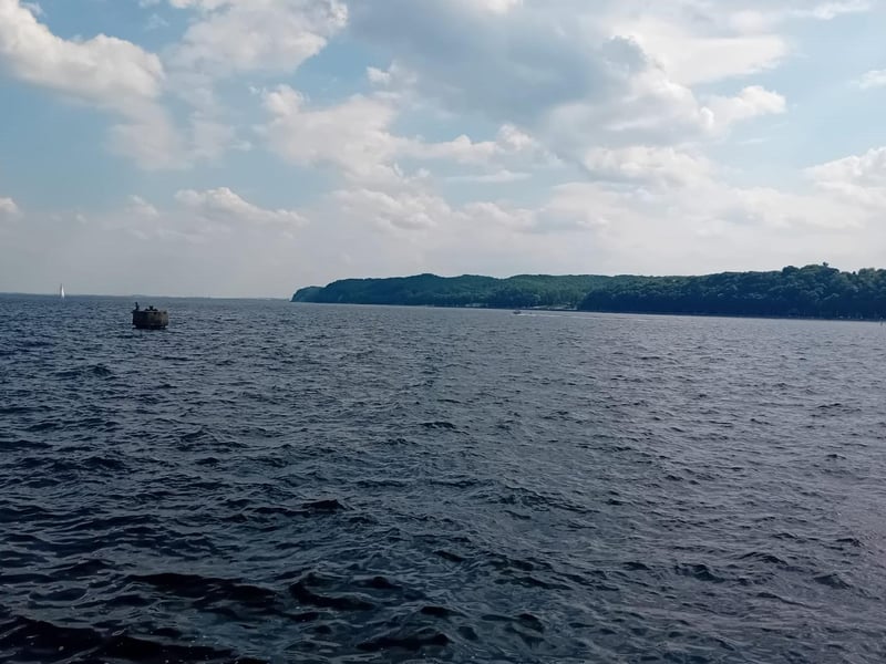 A view of the Baltic coast from Sopot pier.