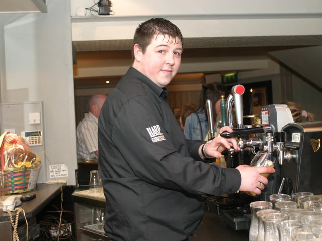Punters in the 7Twenty Bar in 2004.