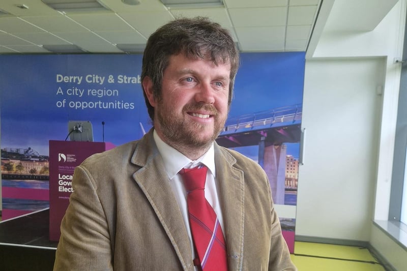 DUP Alderman Keith Kerrigan tops the poll in Derg.