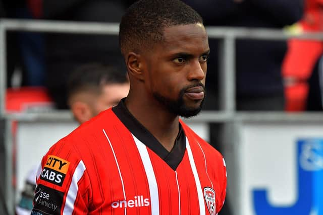 Sadou Diallo, Derry City FC. Photo: George Sweeney. DER2333GS – 26 