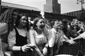 Take a trip down memory lane with this selection of pictures of the the BBC Radio 1 Roadshow in Guildhall Square in July 1994. Bruno Brooks, the popular DJ and presenter, brought the latest pop stars to the city, much to the delight of thousands of fans.