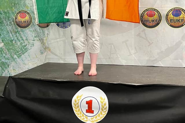 Erin McCole saw off some very impressive competition to win gold in the senior female kata section.
