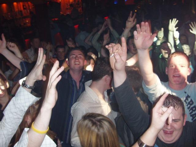 OLYMPUS DIGITAL CAMERA : A night out in Derry in 2005.
