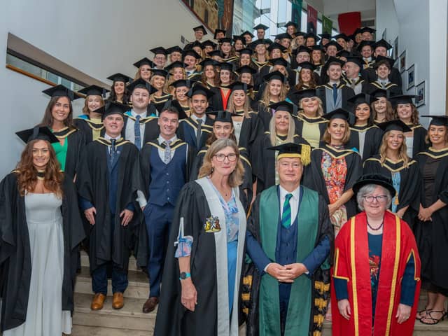 The first cohort of students from Ulster University’s School of Medicine.