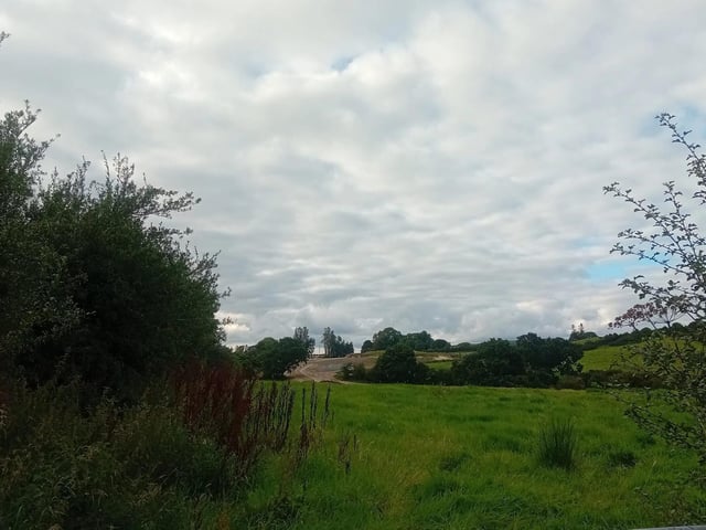 Ground works at the site of Derry's new cemetery.