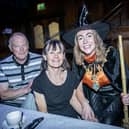The Mayor, Grace Ui Niallais pictured at Monday's Halloween Tea Dance with Jane Maguire and Robert Creswell.