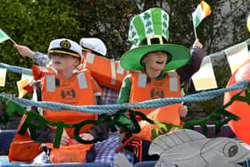 These lads enjoyed taking part in a previous Buncrana St Patrick’s Day parade. DER1219GS-023