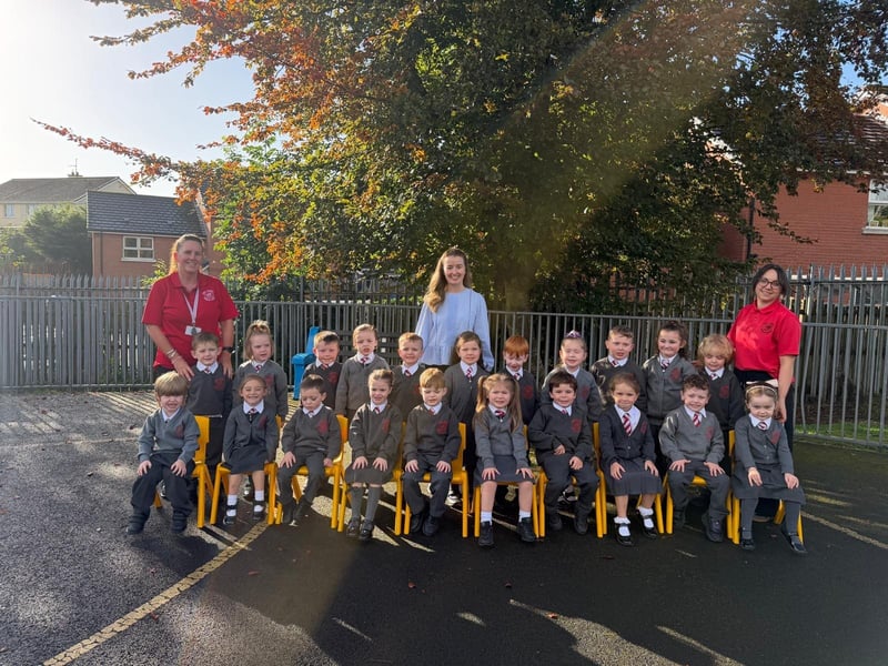 Miss Catherine Campbell's P1 class, Holy Family Primary and Nursery School.