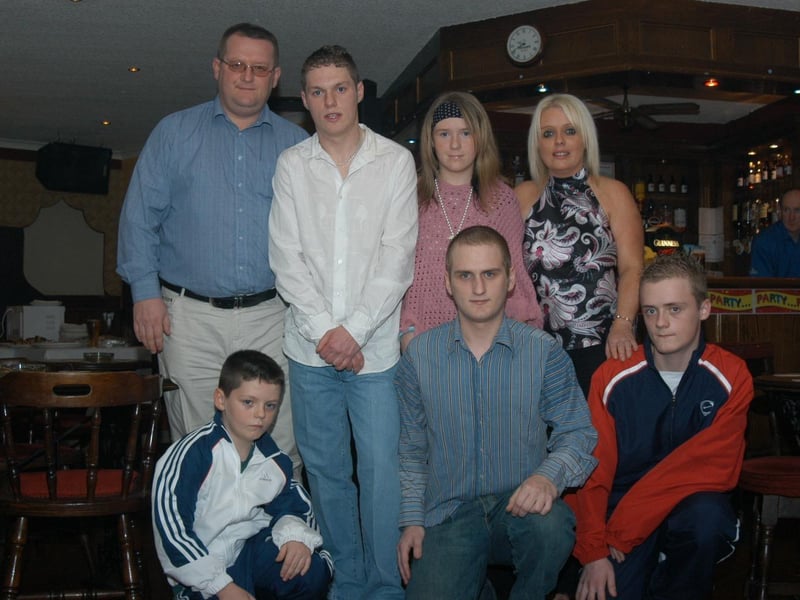 Parties and celebrations back in November 2004: Conor.