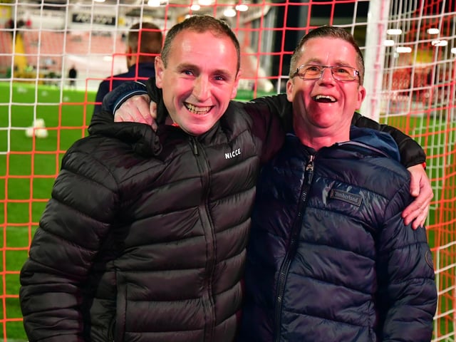 Derry City fans all smiles as Candy Stripes defeat title chasing St Pat's.