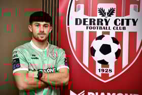 Adam O'Reilly says he has unfinished business with Derry City after signing a new two year deal with the Brandywell club. (Photo: Kevin Morrison)