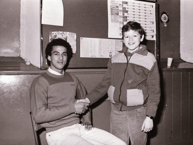 Young Ronan with Ronan with Owen Da Gama.