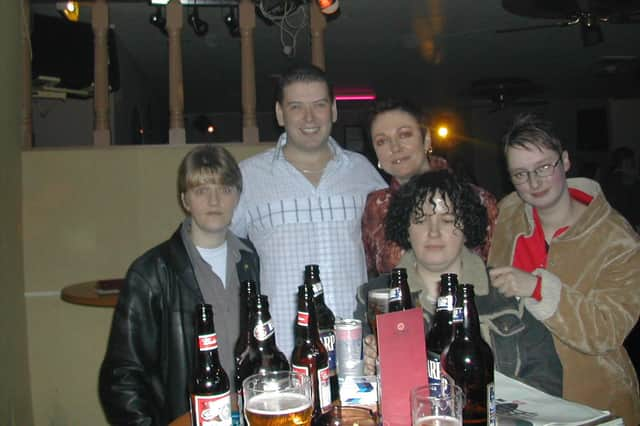 A night out at Pepes back in February 2003.