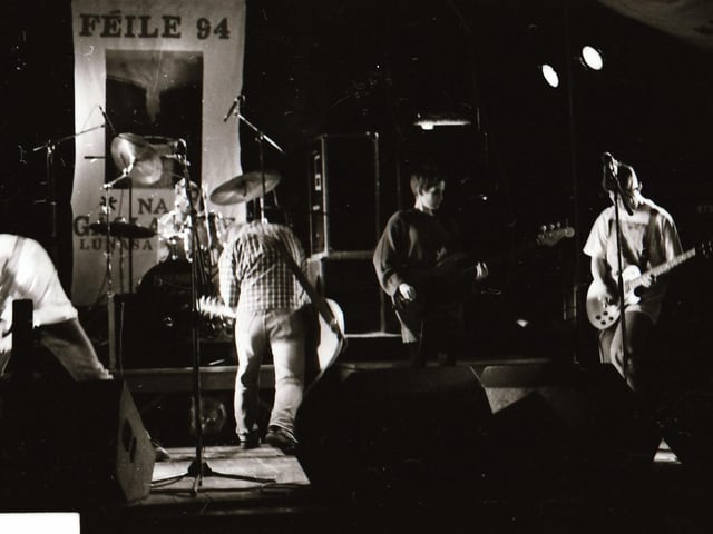 Photos from some of the live acts back in August 1994, at the Gasyard Féile.