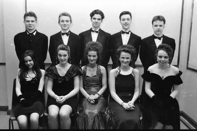 A group pictured at the St. Columb's College Formal.