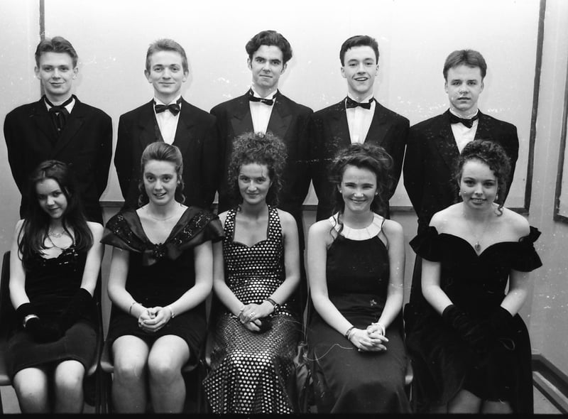 A group pictured at the St. Columb's College Formal.
