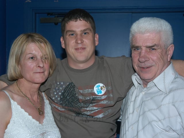 Paul Logue's 30th birthday, 20 years ago.