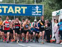 And they're off... the Strabane Lifford Half Marathon gets underway.