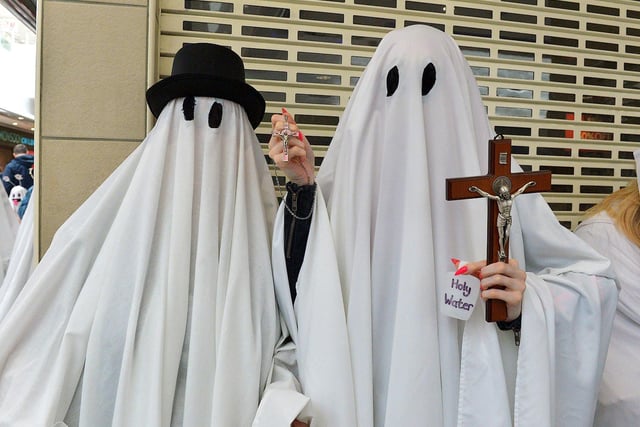 Ghosts and ghouls gathered at Foyleside Shopping Centre on Sunday afternoon for the ‘Squadghouls’ Halloween event.  Photo: George Sweeney.  DER2244GS – 006