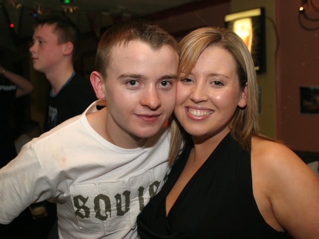 Pictures of Derry people partying in November 2003