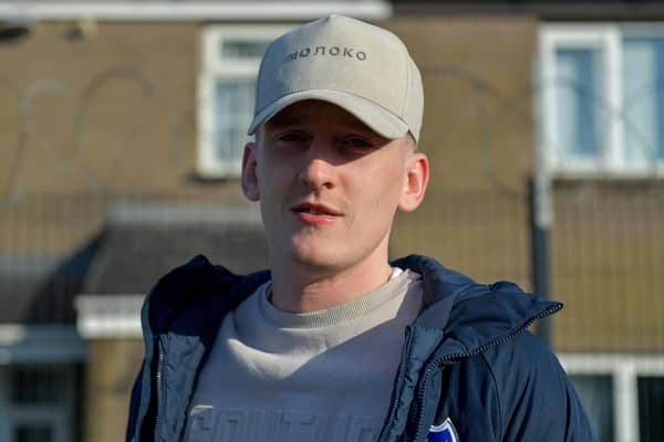 Ronan Curtis pictured during a recent visit to Brandywell.