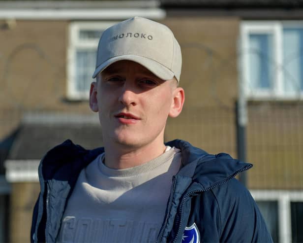 Ronan Curtis pictured during a recent visit to Brandywell.