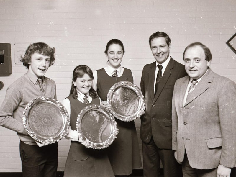 Road safety committee public speaking competition winners at M.D.U.