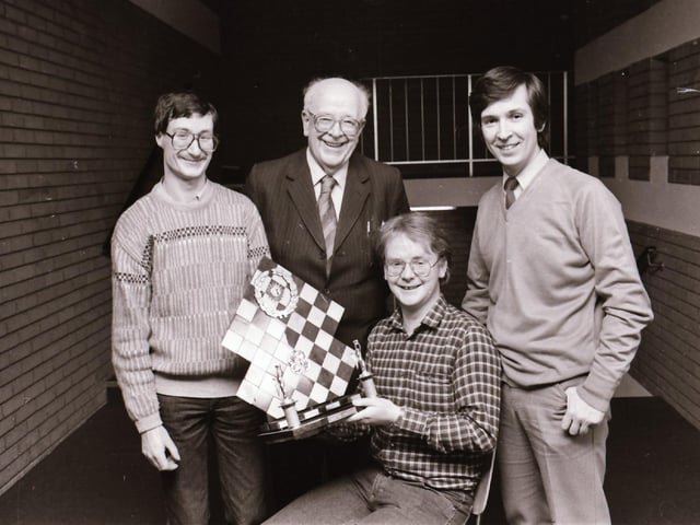 City of Derry chess club presentations at Magee College.