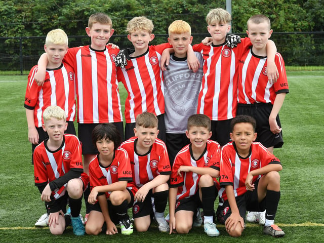The Tristar Colts under-11's team pictured at the Vale Centre.