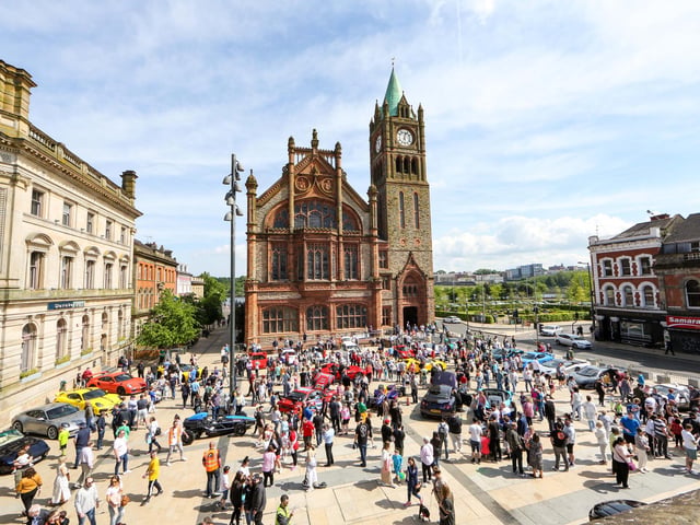 Mayor’s Supercar Saturday in aid of First Housing and Support Service.


A packed Guildhall Square during the event.


©Lorcan Doherty