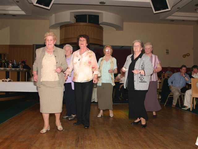 The girls just want to dance Mary McCleneghan leads the Line Dancing as her friends keep in step 5100dd : McClenagan.