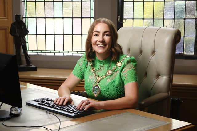 Mayor of DCSDC, Colr Grace Uí Niallais.